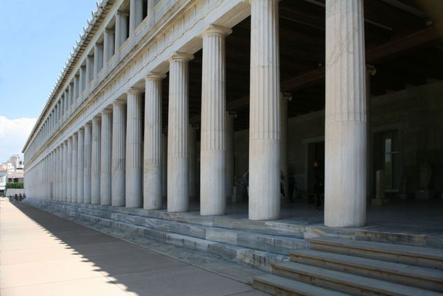 Athens - Stoa of Attalos in the ancient agora
